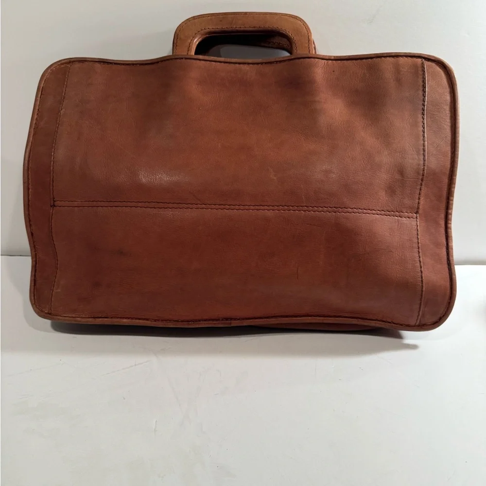 Vintage Tumi Leather Brown Brief Case